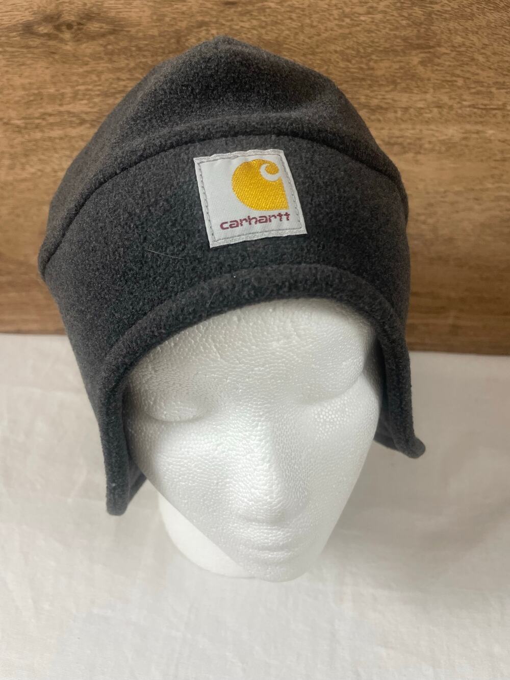 Carhartt Fleece 2 in 1 Hat Face Mask Beanie Charcoal Grey A202 Balaclava Mens OS